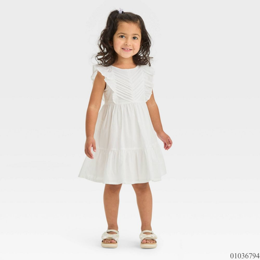 VESTIDO BLANCO OSHKOSH TODDLER