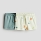 SHORT 2 PZS DINOS H&M