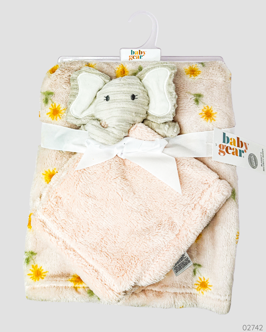 SABANA CON PELUCHE ELEFANTE