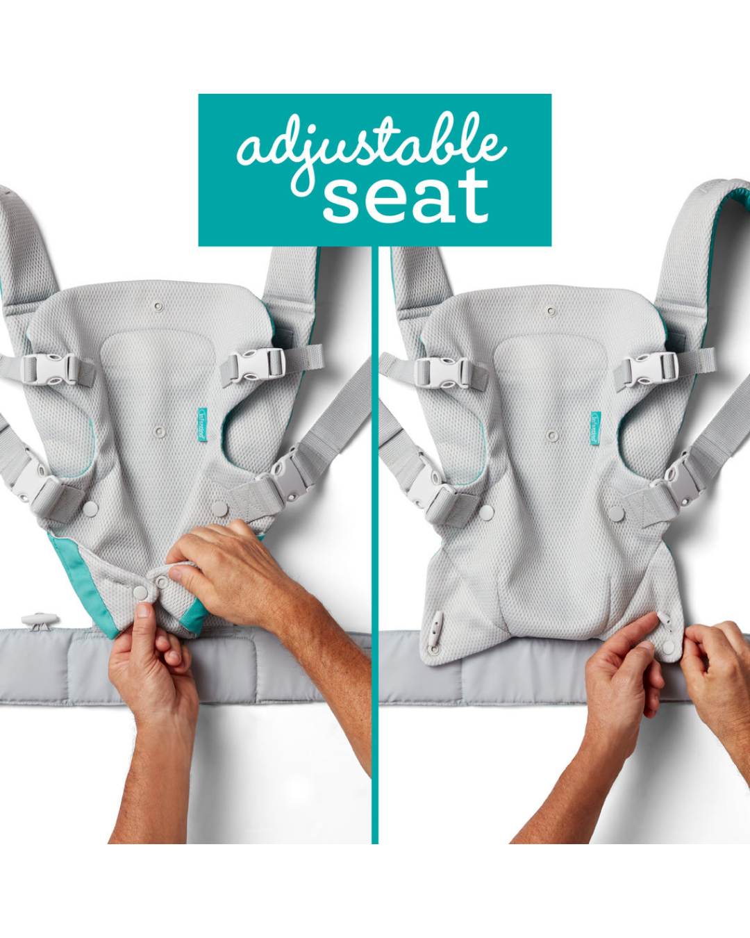 PORTABEBÉ FLIP 4-EN-1 LIGHT & AIRY INFANTINO
 8-32 LIBRAS