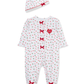 PIJAMA 1ST CHRISTMAS BLANCA CORAZON