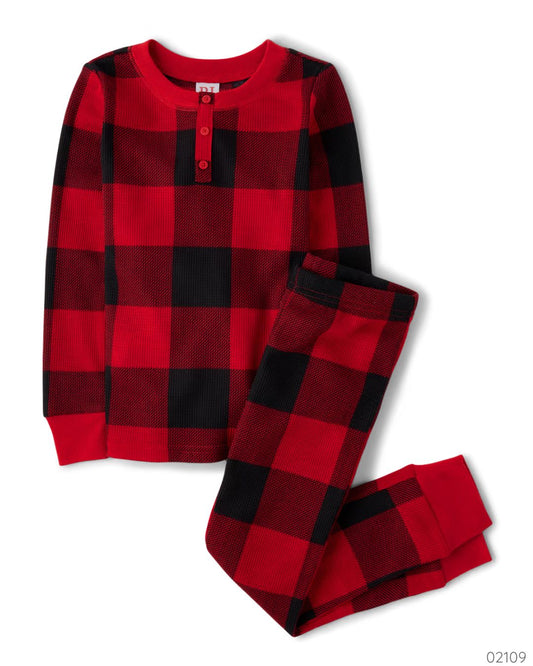 PIJAMA NAVIDEÑA CUADRICULADA PLACE