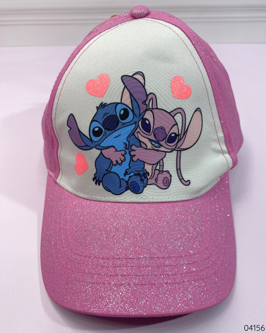 GORRA DE STITCH ROSA