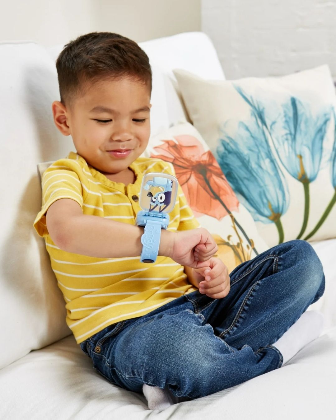 RELOJ DE BLUEY AZUL