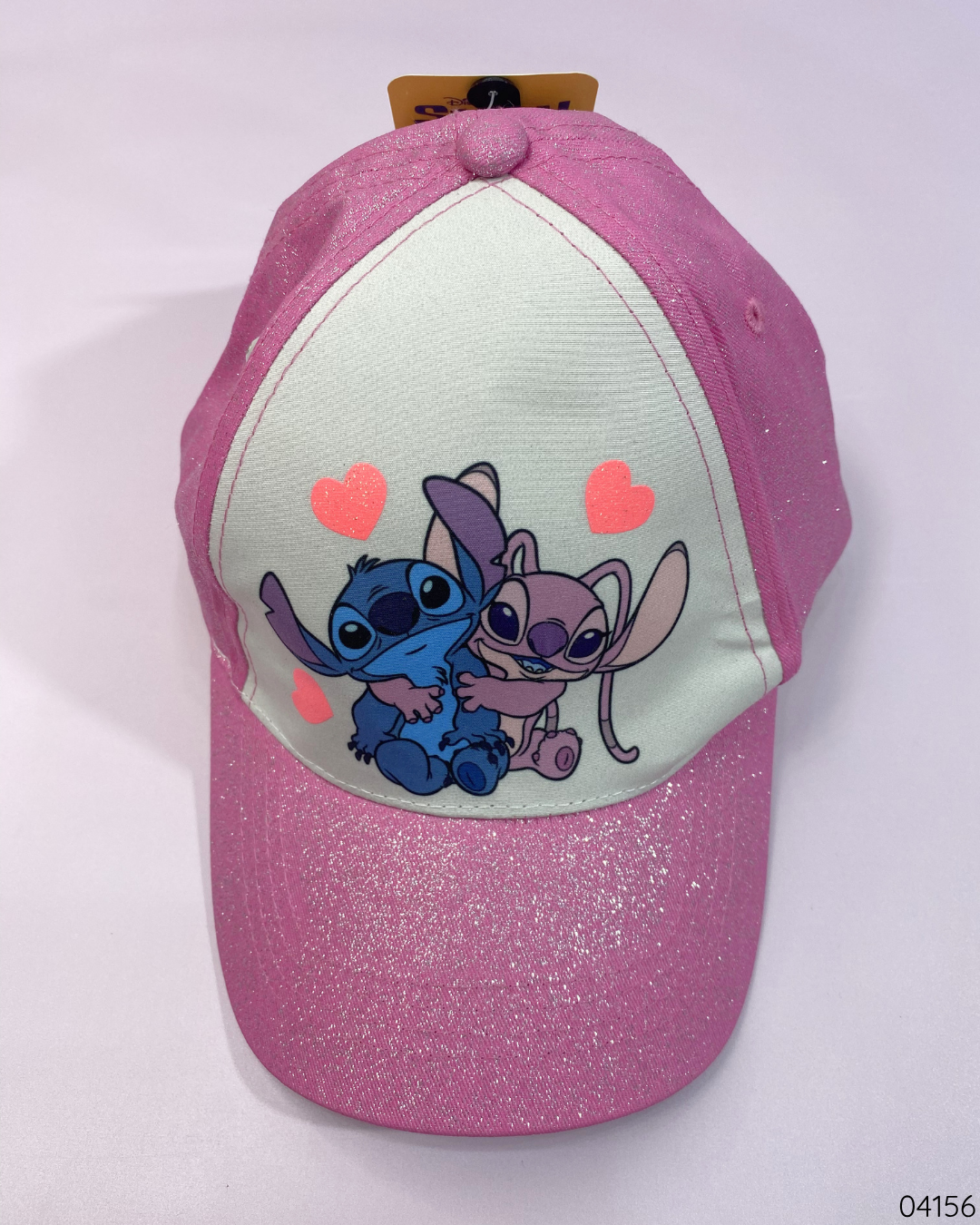 GORRA DE STITCH ROSA