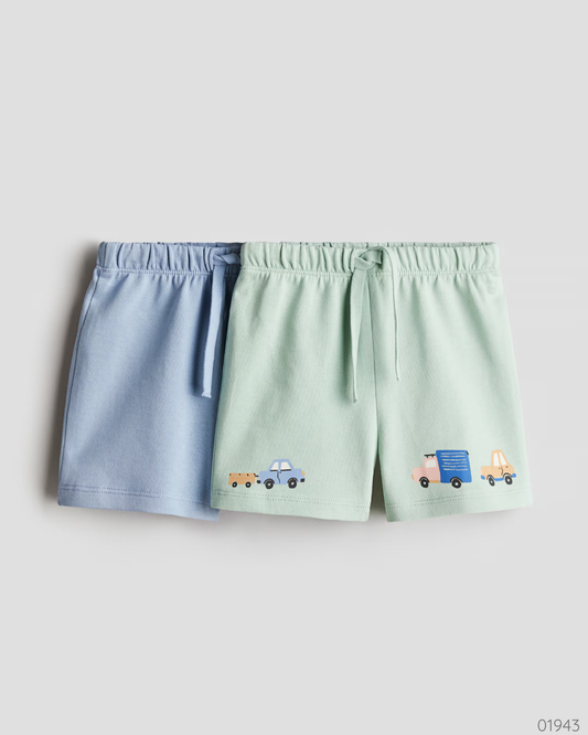 SHORT 2 PZS CARRITOS H&M