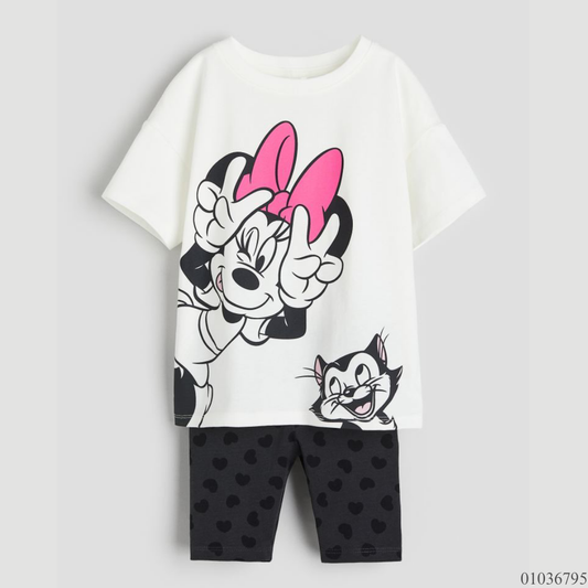 TRAJE H&M MINNIE BIKER NEGRO