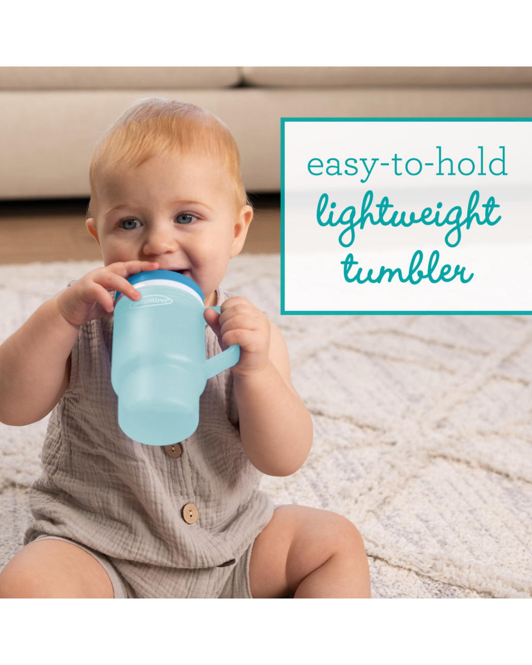 VASO MY 1ST TUMBLER PLASTICO RIGIDO 10 OZ AZUL