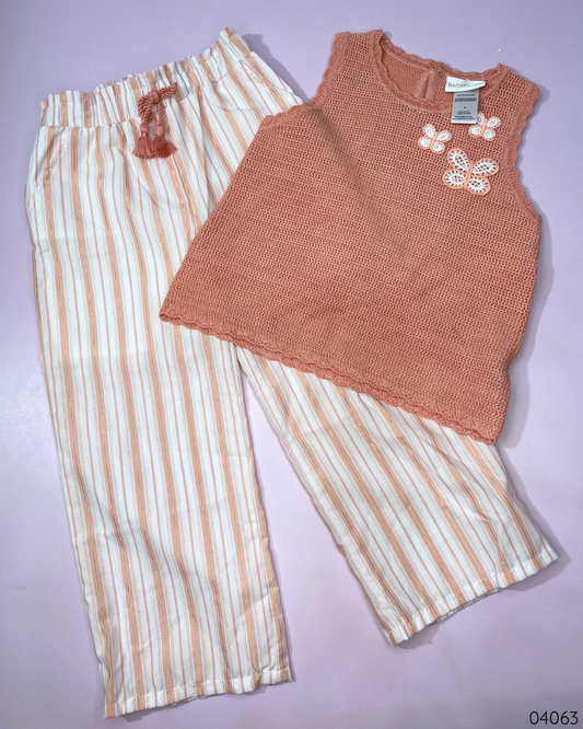 TRAJE MARIPOSAS SALMON