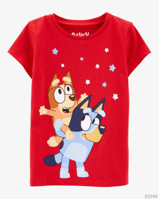 CAMISA BLUEY ROJA