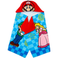 TOALLA CAPUCHA MARIO BROS 24X50IN