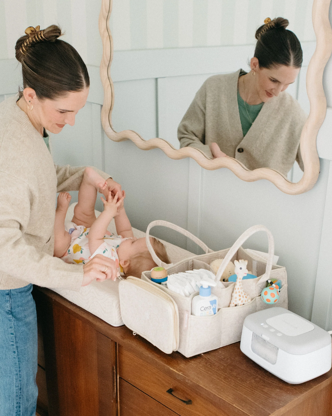 ORGANIZADOR PORTATIL BEIGE JOOL BABY