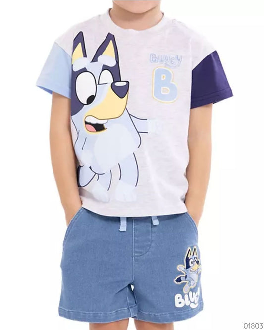TRAJE 2PZS BLUEY SHORT JEAN