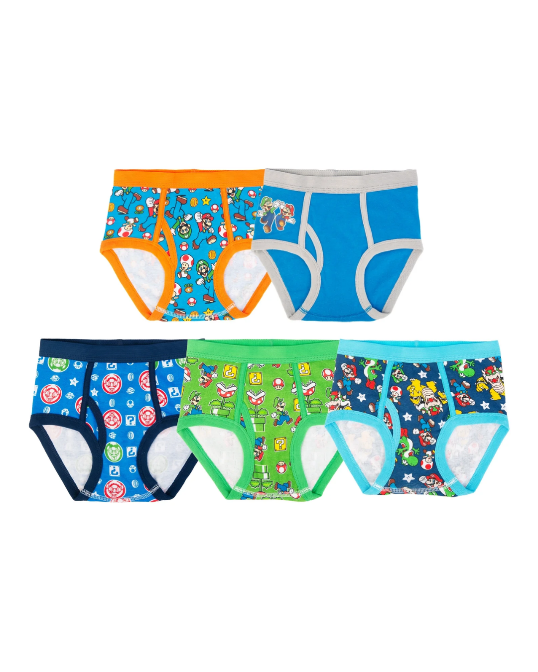 CALZONCILLOS 5 PZS MARIO BROS