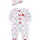 PIJAMA 1ST CHRISTMAS BLANCA CORAZON