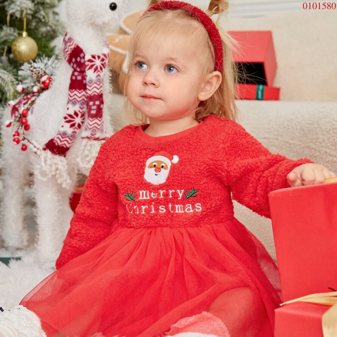 VESTIDO ROJO MERRY CHRISTMAS