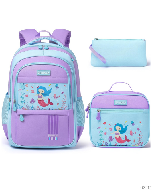 SET MOCHILA SIRENITA 3 PZS