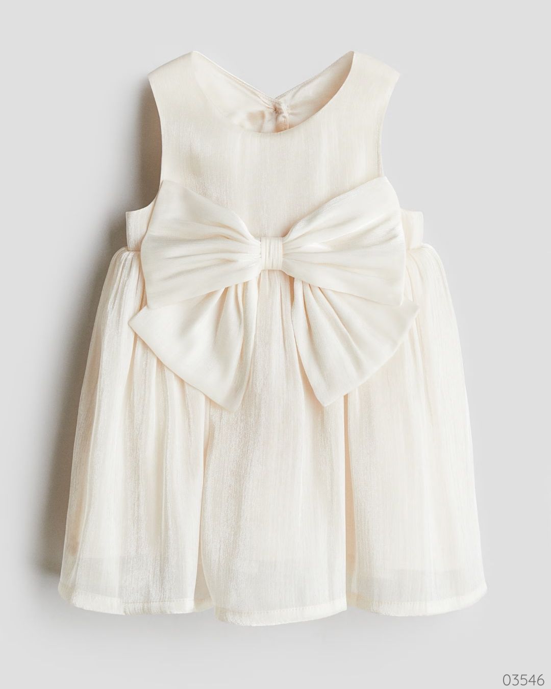 VESTIDO BLANCO CHONGO SIN MANGAS HM