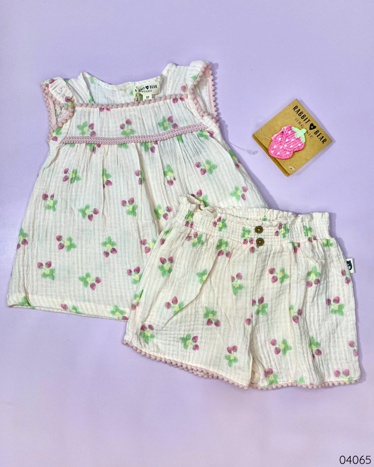 TRAJE FRESAS 3PZS