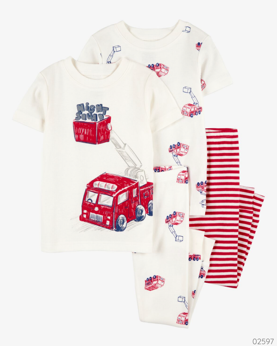 PIJAMA BOMBEROS 4PZS