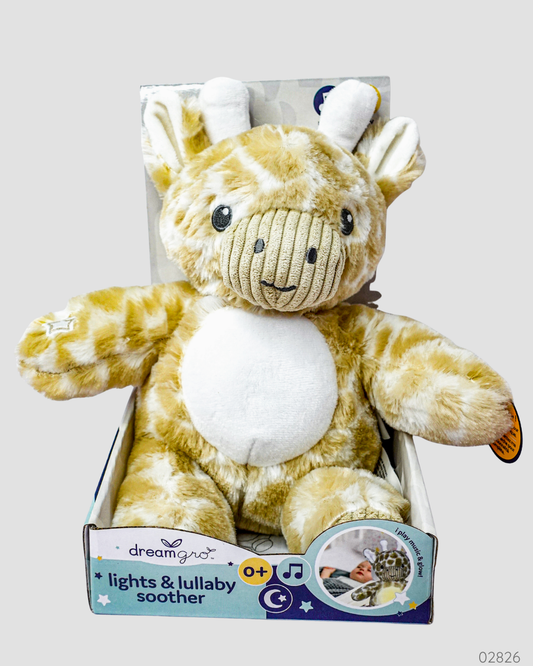PELUCHE CON SONIDO Y LUZ JIRAFA