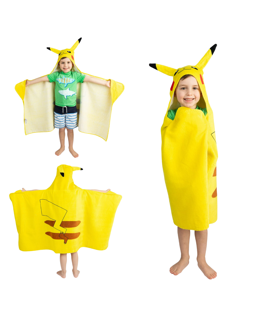TOALLA CAPUCHA PIKACHU 24X50IN