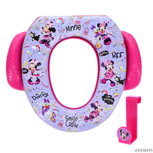 ASIENTO PARA BAÑO MINNIE MORADO