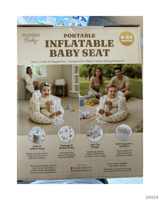 SILLA INFLABLE FLORES