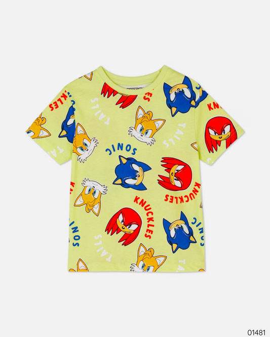 CAMISA SONIC AMARILLA