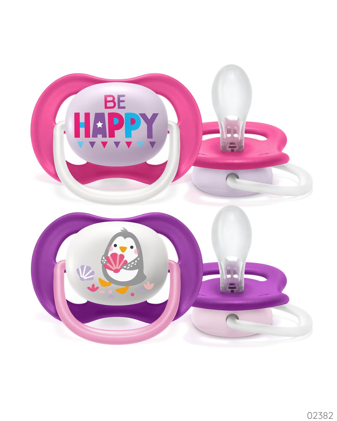 CHUPONES AVENT 2 PZS PINGUINO