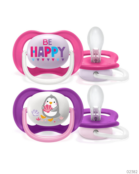 CHUPONES AVENT 2 PZS PINGUINO