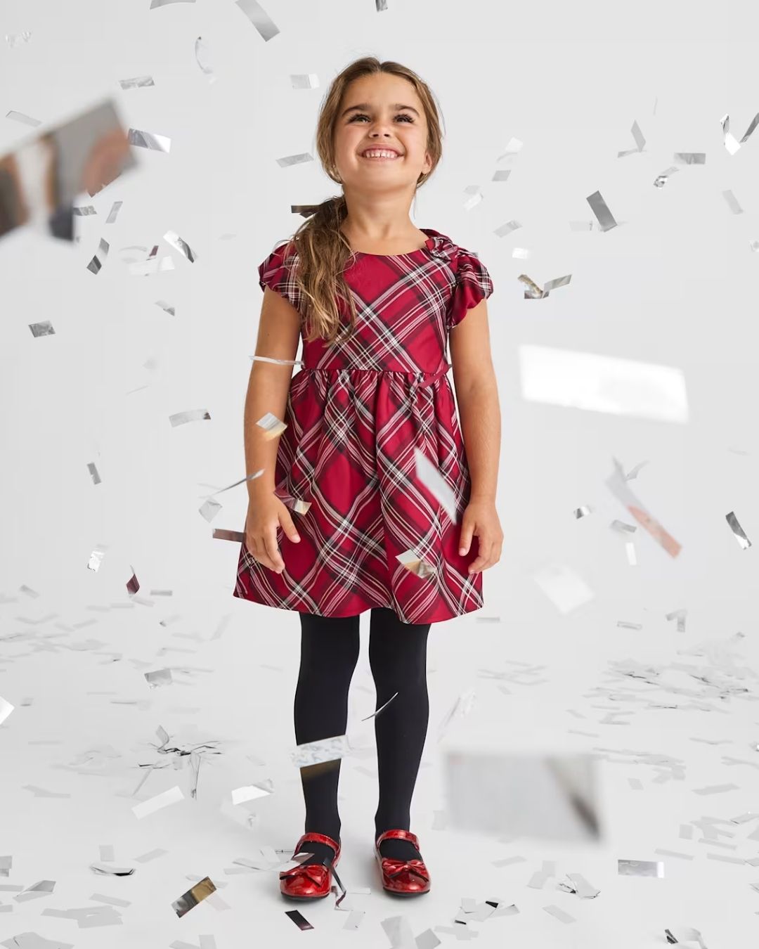 VESTIDO CHILDRENS PLACE ROJO