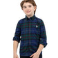 CAMISA FORMAL US POLO CUADROS AZUL VERDE