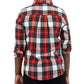 CAMISA FORMAL US POLO CUADROS ROJA