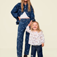 PANTALON BARREL FLORES BORDADAS OLD NAVY