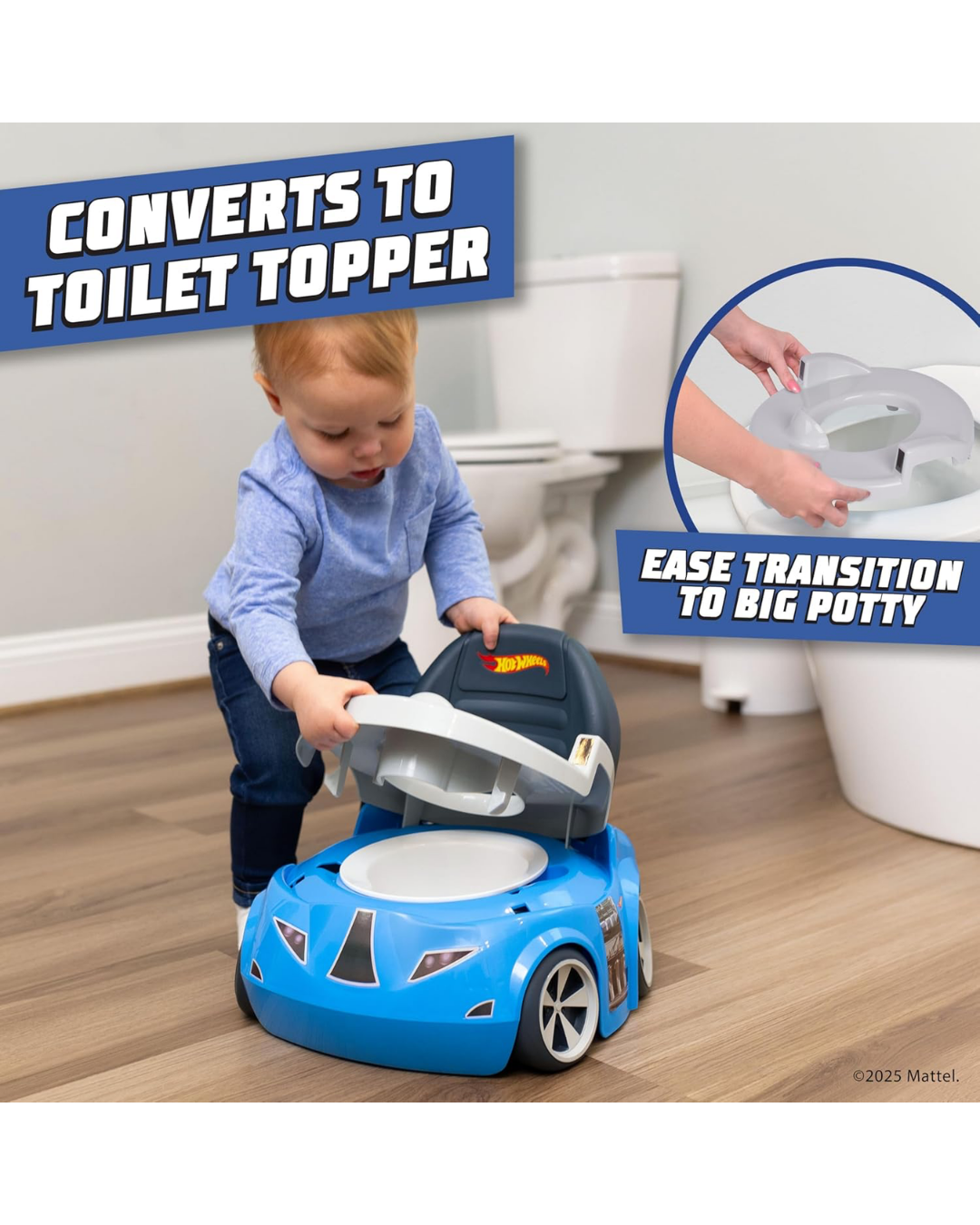 BAÑITO HOTWHEELS AZUL