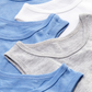 SET CAMISA MANGA CORTA AZUL GRIS BLANCA