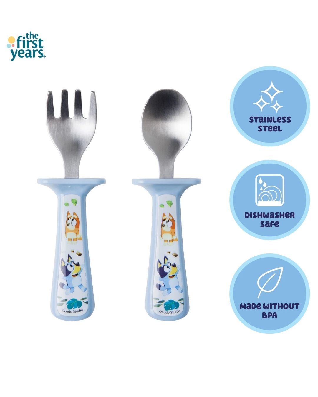TENEDOR Y CUCHARA DE BLUEY