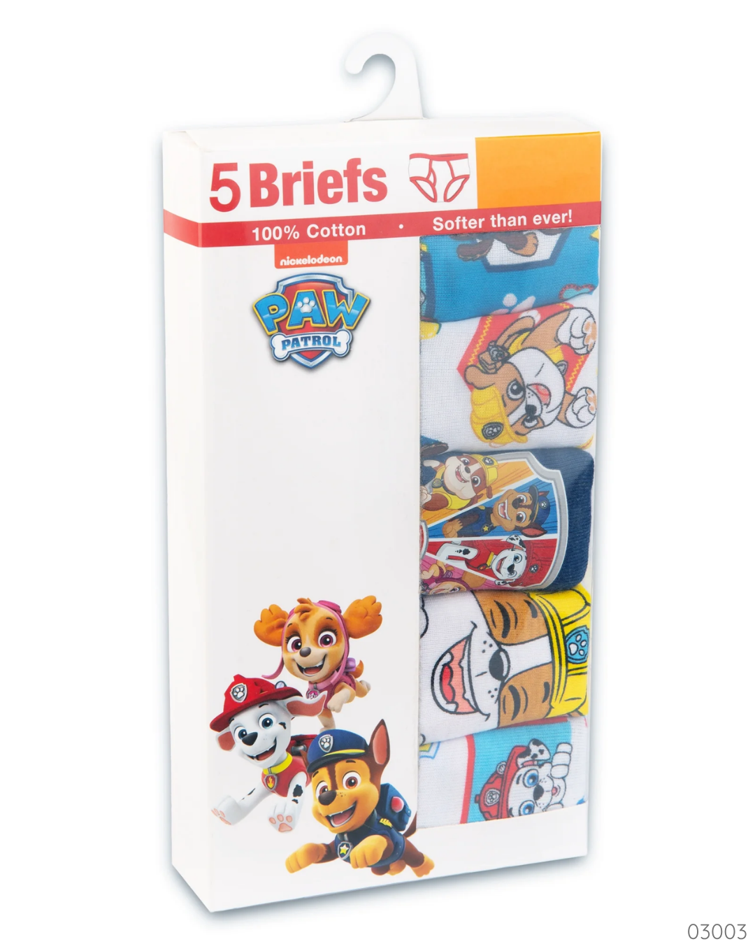 CALZONCILLOS 5 PZS PAW PATROL