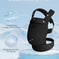 PORTA BEBE ERGONOMIC MALLA TRANSPIRABLE NEGRO