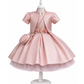 VESTIDO ELEGANTE BLUSH CHALECO Y CARTERA