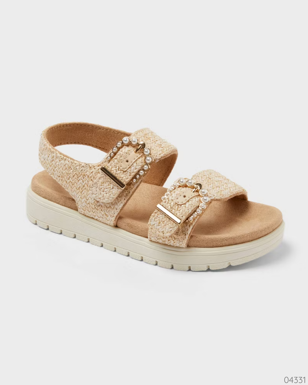 SANDALIAS CAFÉ DIAMANTES