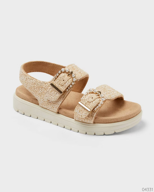 SANDALIAS CAFÉ DIAMANTES