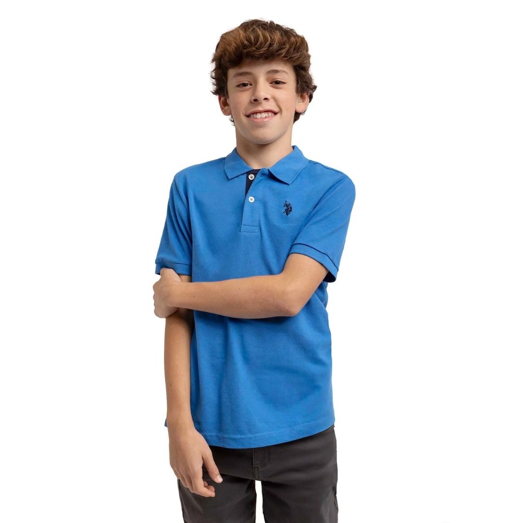 CAMISA MARCA US POLO AZUL CIELO