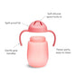VASO ENTRENAMIENTO 7OZ ROSA