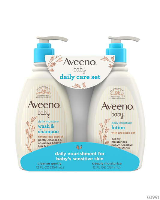 SET AVEENO BABY WASH Y SHAMPOO