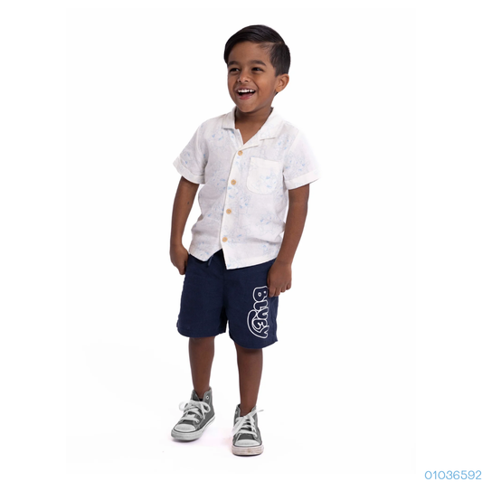 TRAJE NIÑO 2 PZS BLUEY SHORT AZUL