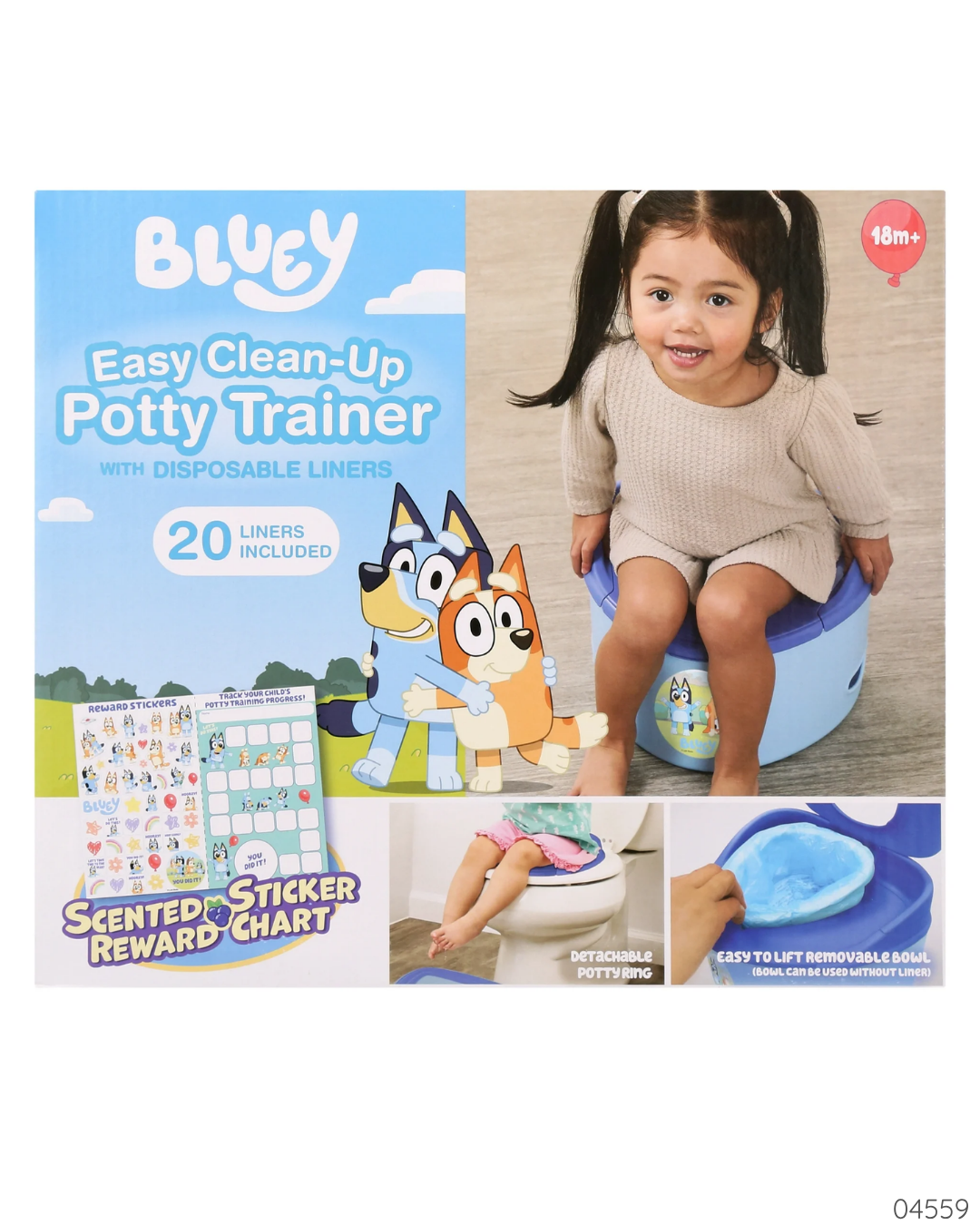 BAÑITO BLUEY AZUL