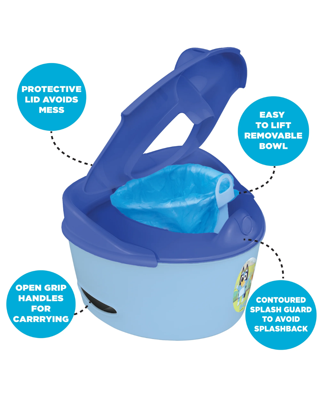 BAÑITO BLUEY AZUL