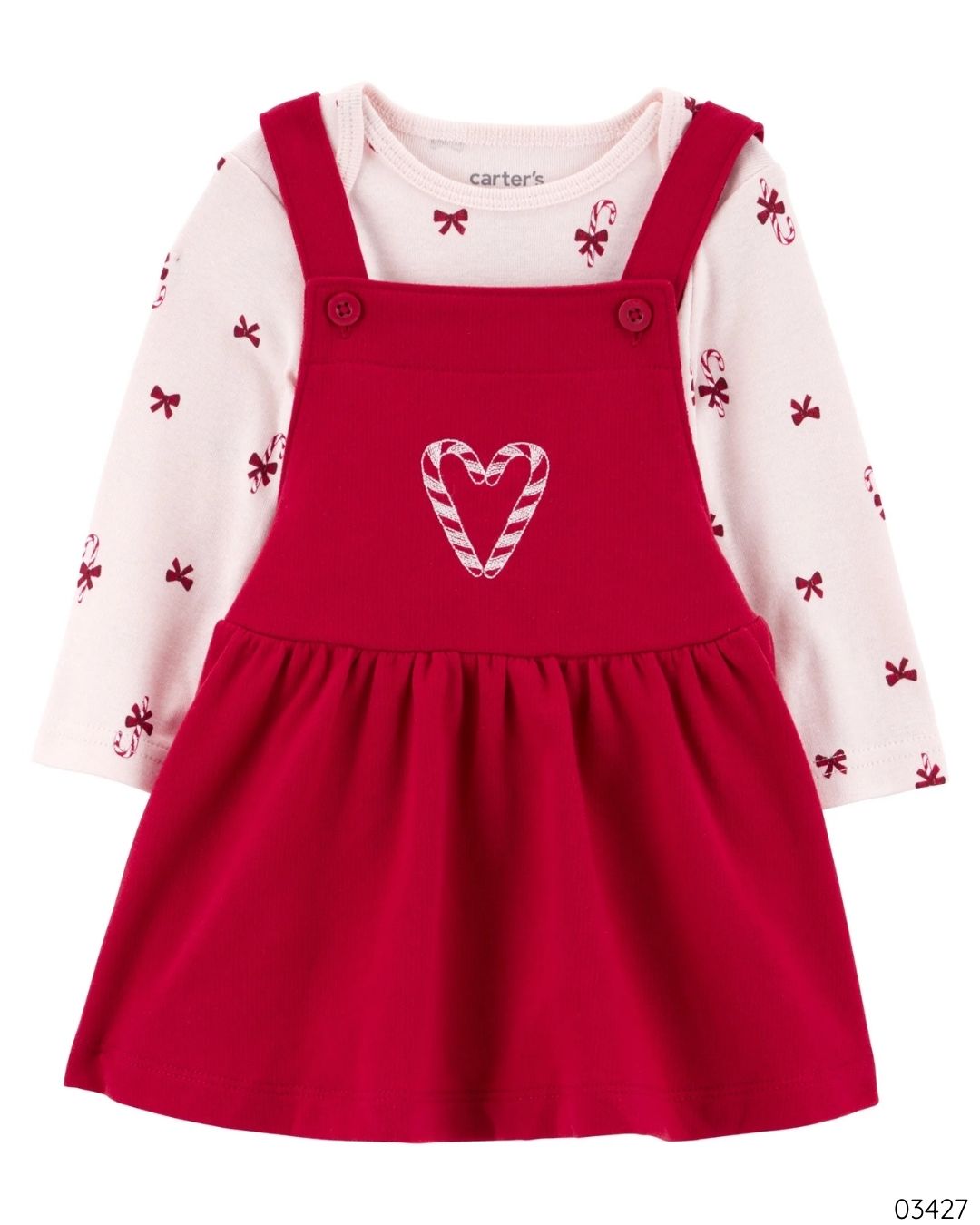 VESTIDO CARTERS 2PZS CORAZONES